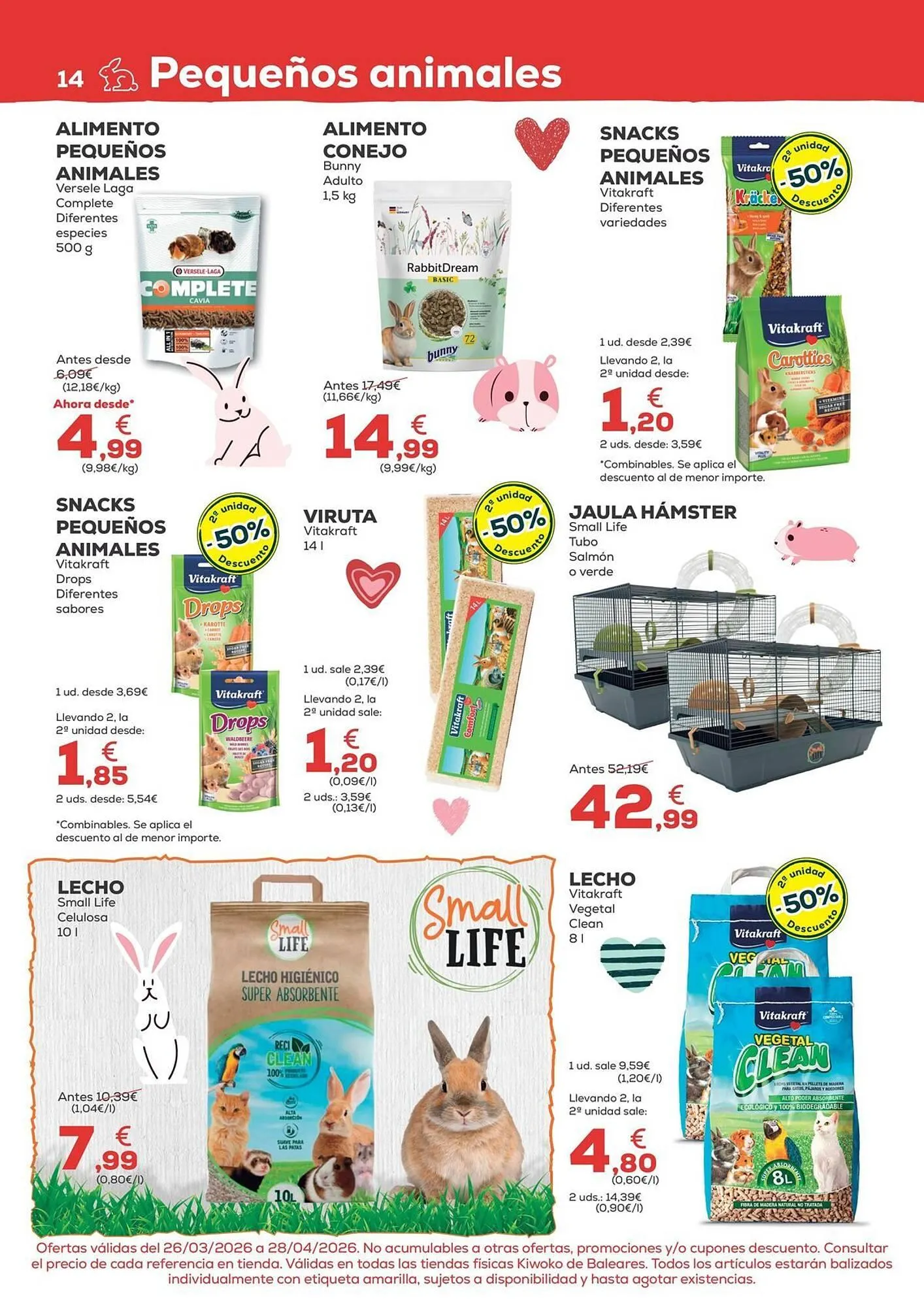 Catálogo de Folleto Kiwoko 26 de marzo al 28 de abril 2026 - Página 14