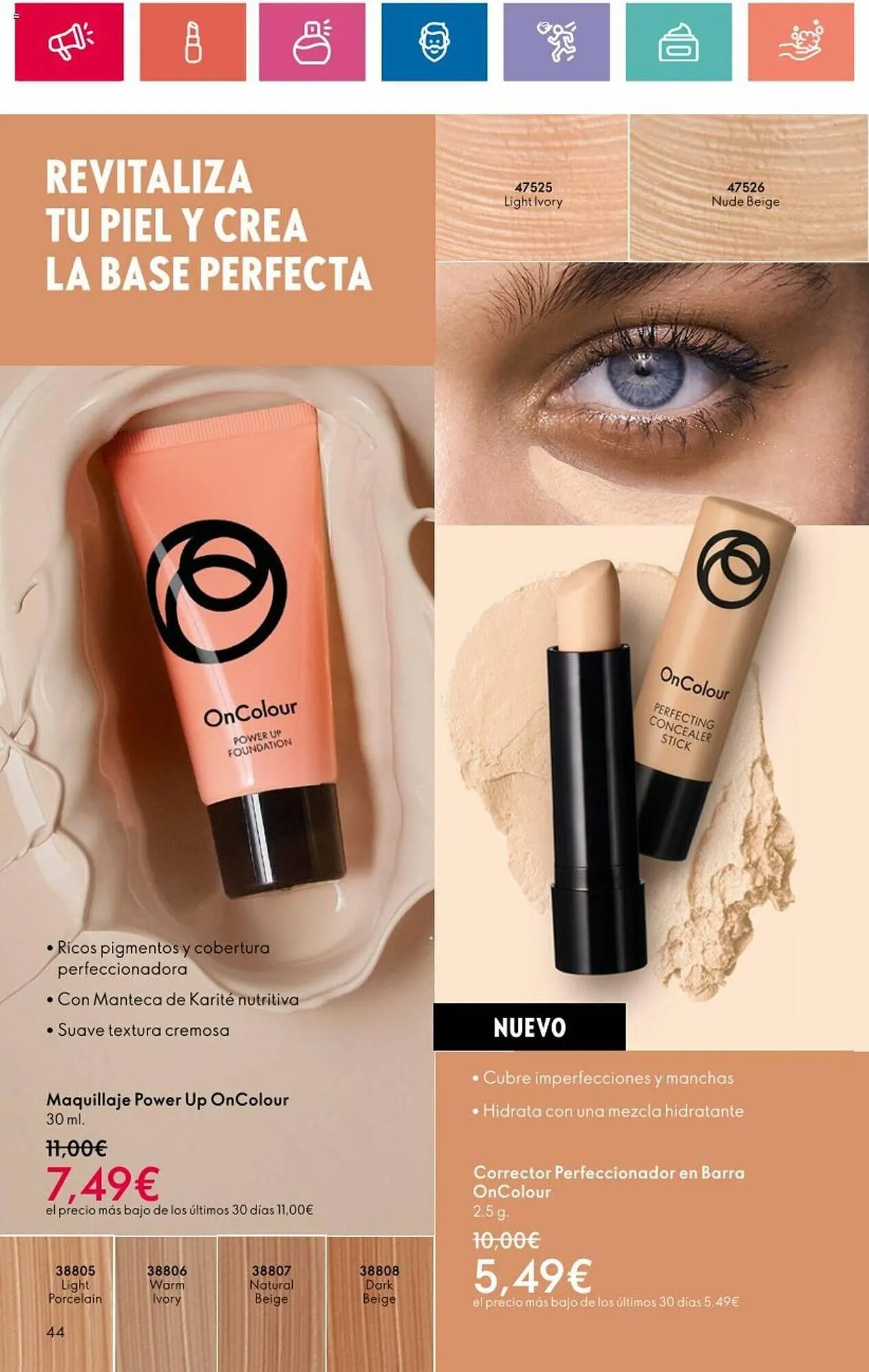 Catálogo de Folleto Oriflame 7 de mayo al 27 de mayo 2024 - Página 44