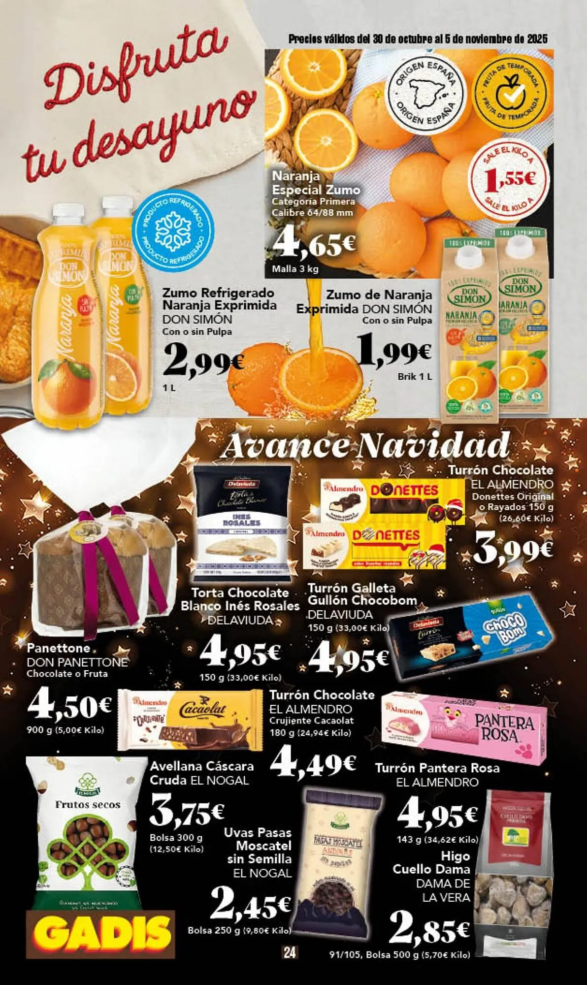 Catálogo de Folleto Gadis 30 de octubre al 5 de noviembre 2025 - Página 24