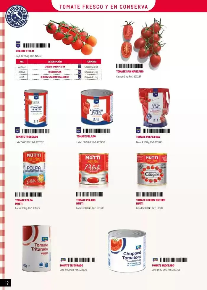 Catálogo de Restaurantes Italianos 2 de mayo al 31 de diciembre 2025 - Página 12