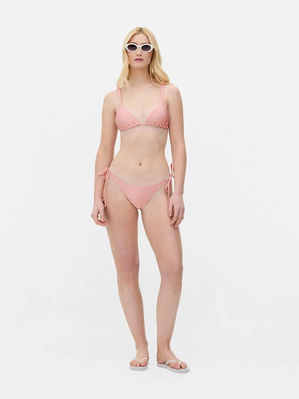 Metallic Triangle Top