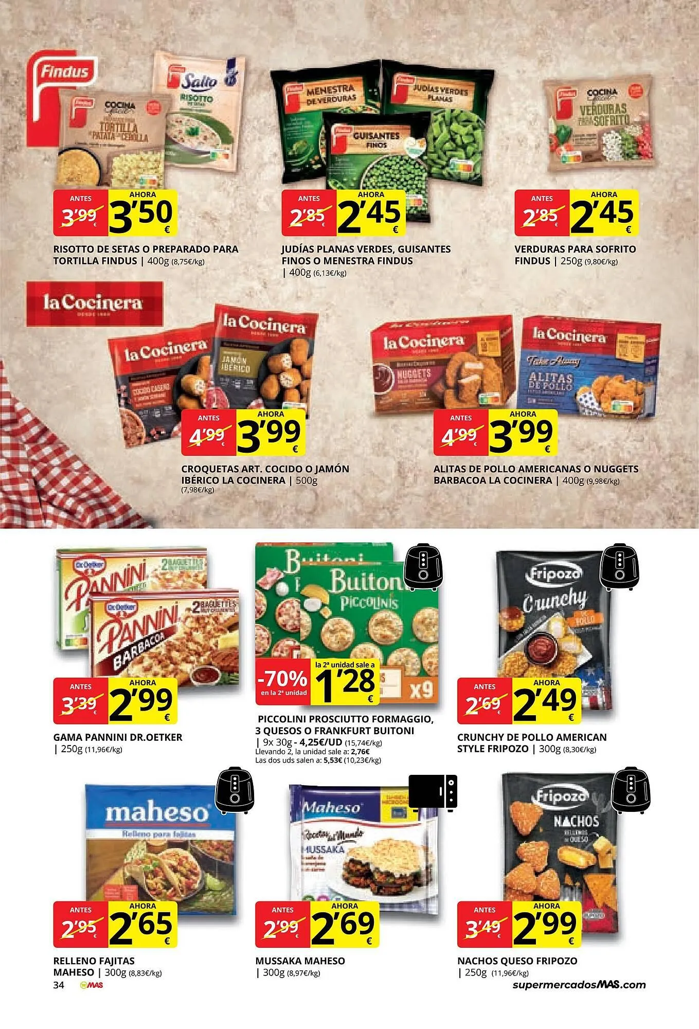 Catálogo de Folleto Supermercados MAS 3 de marzo al 26 de marzo 2026 - Página 34