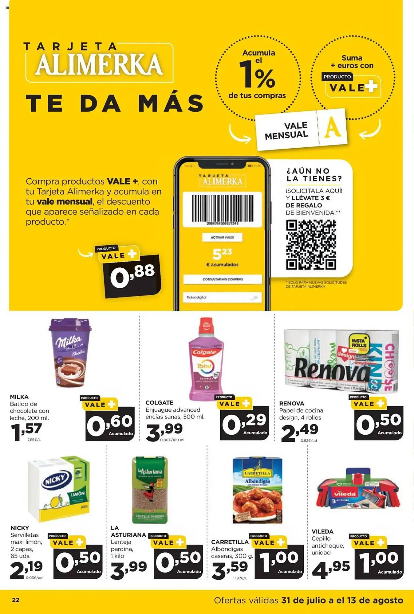 Catálogo de Folleto Alimerka 31 de julio al 13 de agosto 2025 - Página 22