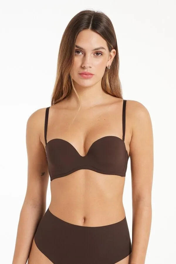 Sujetador Bandeau de Microfibra Con Relleno New York