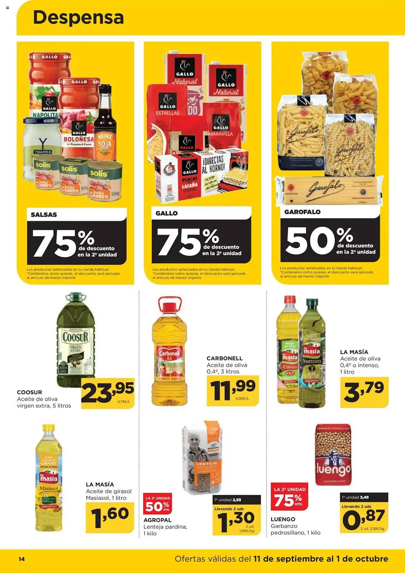 Catálogo de Folleto Alimerka 2 de octubre al 15 de octubre 2025 - Página 14