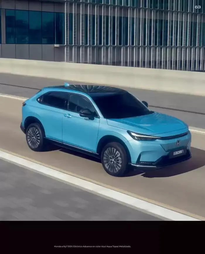 Catálogo de Honda E:Ny1 30 de agosto al 30 de junio 2025 - Página 63