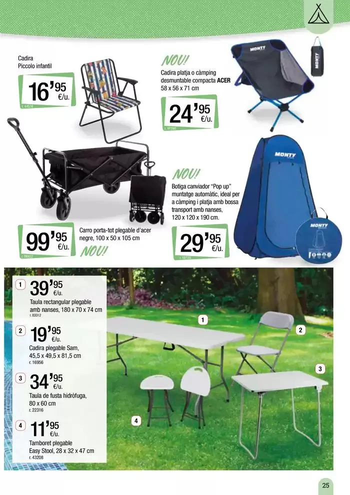 Catálogo de Catàleg vàlid del 18 de març al 25 d’agost 18 de marzo al 25 de agosto 2025 - Página 25