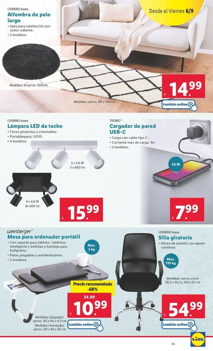 Catálogo de Bazar Lidl 2 de septiembre al 8 de septiembre 2024 - Página 15