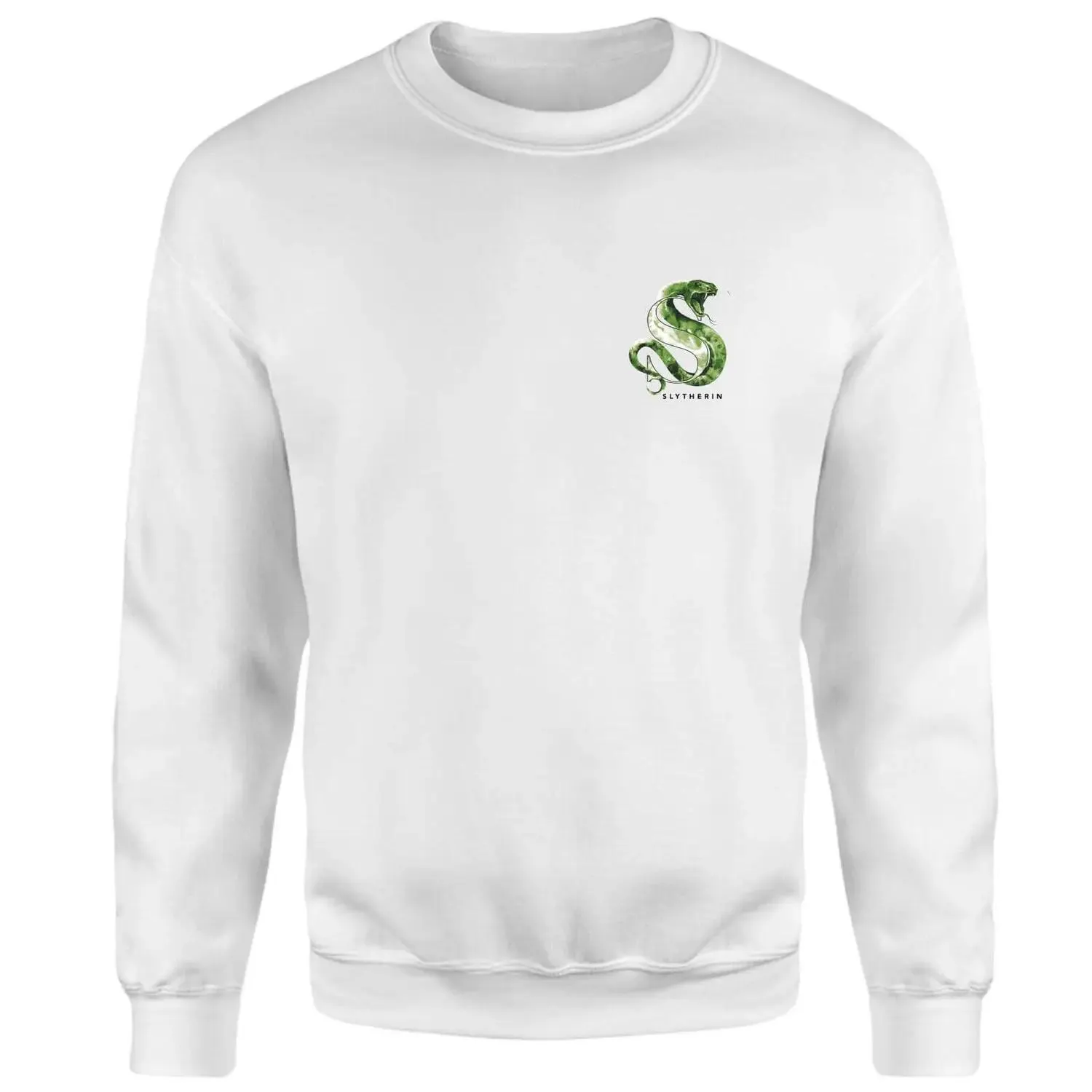 Sudadera Slytherin de Harry Potter - Blanco