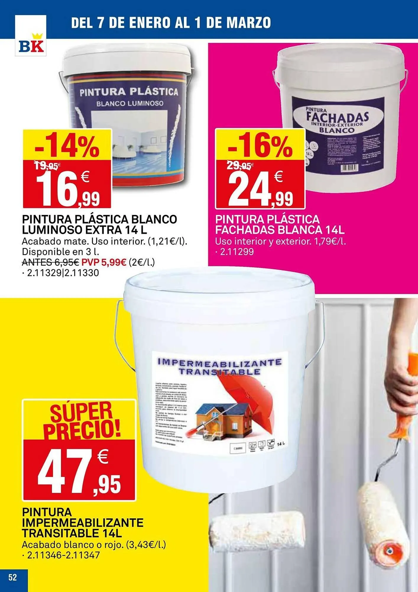 Catálogo de Catálogo Bricoking 7 de enero al 1 de marzo 2026 - Página 52