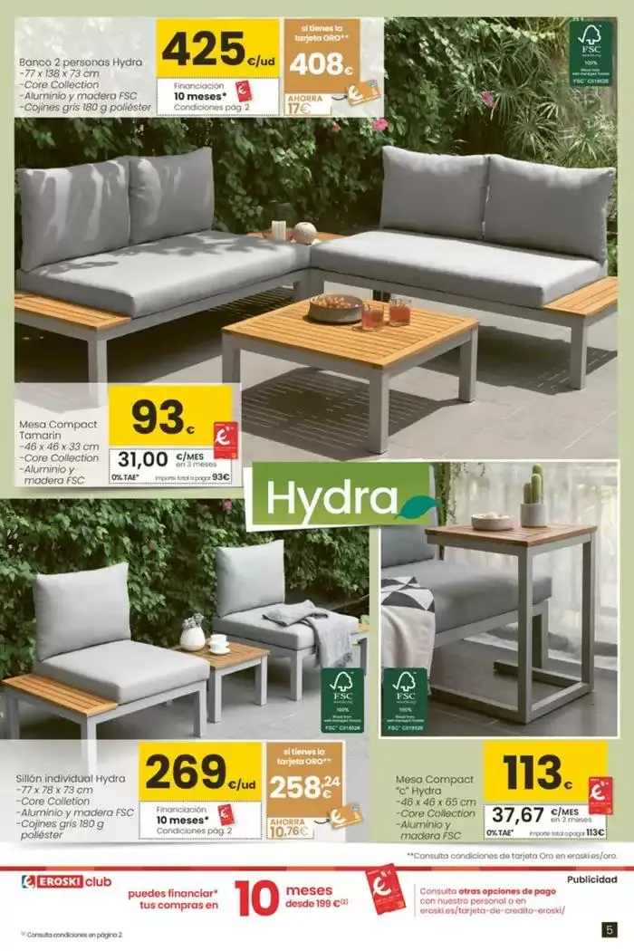 Catálogo de Terraza y jardín  3 de abril al 30 de abril 2025 - Página 5