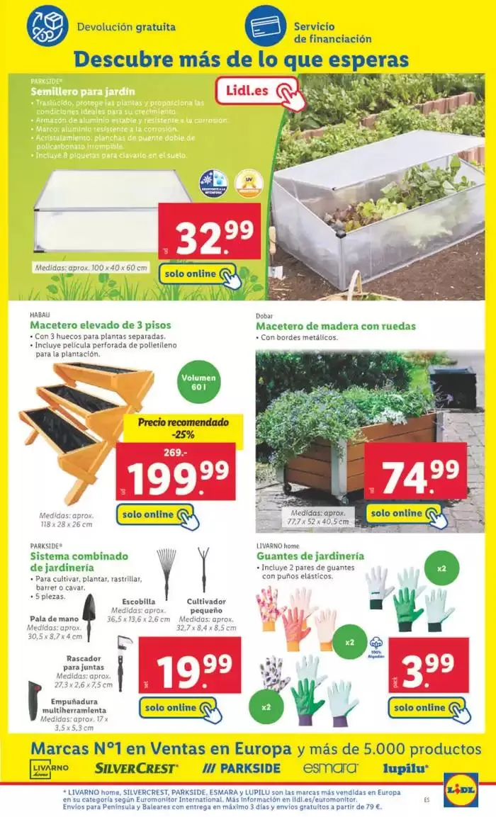 Catálogo de ¡Bazar Lidl! Ofertas válidas del 14/04 al 20/04 14 de abril al 20 de abril 2025 - Página 21