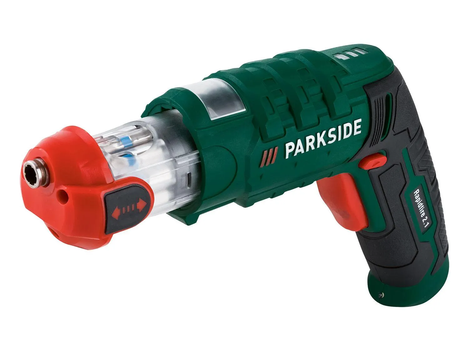 Atornilladora recargable con puntas intercambiables