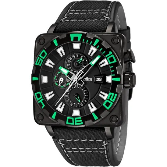 RELOJ DE HOMBRE LOTUS CON ESFERA NEGRA 15792/3