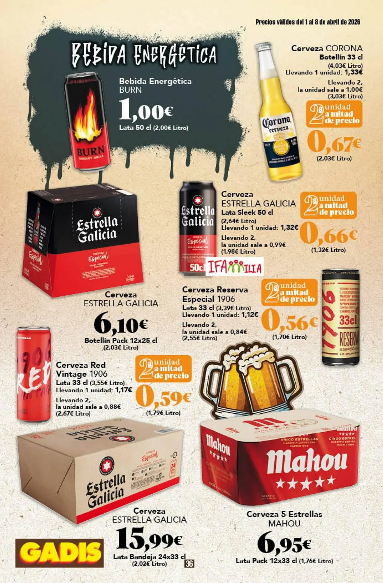 Catálogo de Folleto Gadis 1 de abril al 8 de abril 2026 - Página 36