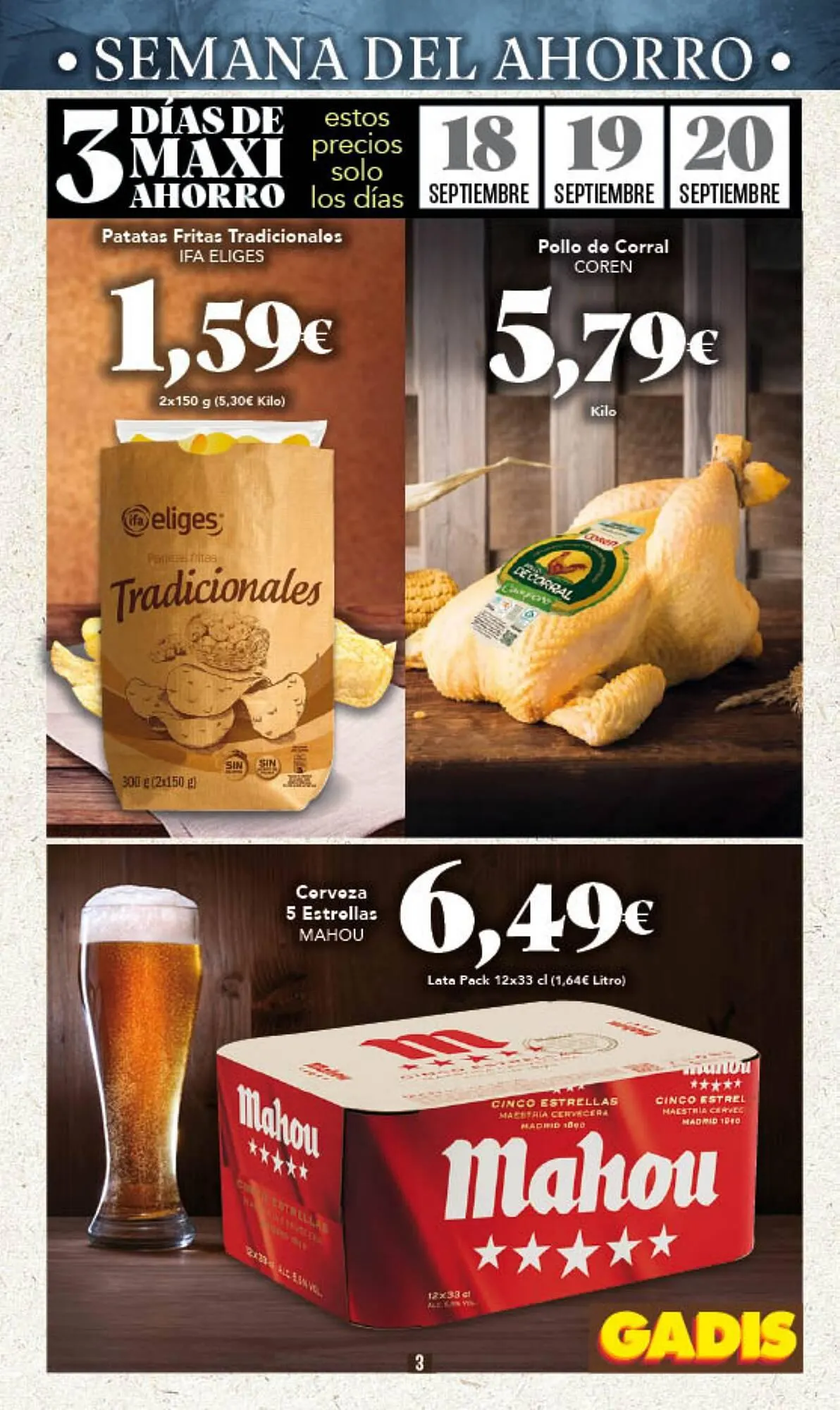 Catálogo de Folleto Gadis 18 de septiembre al 24 de septiembre 2025 - Página 3