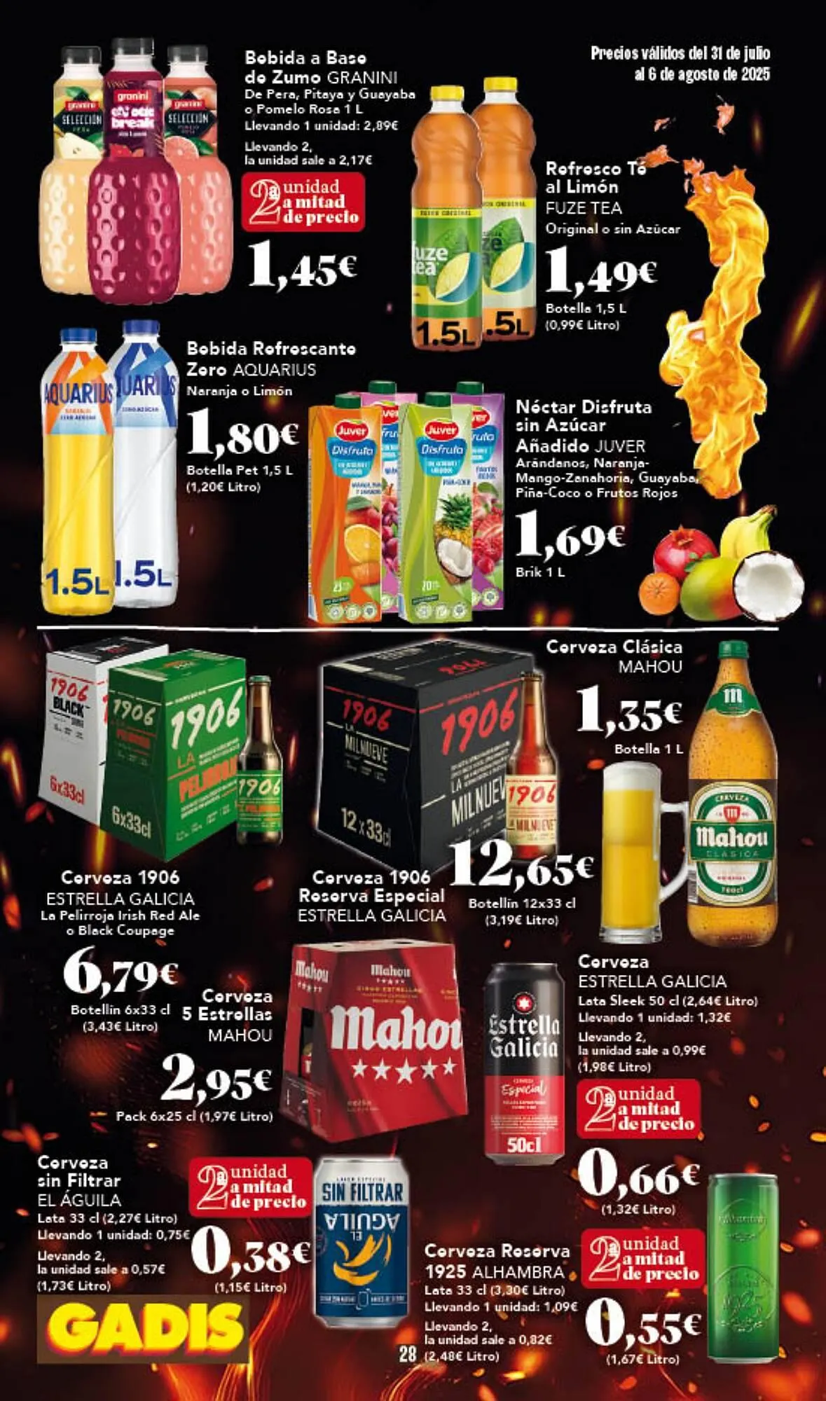 Catálogo de Folleto Gadis 31 de julio al 6 de agosto 2025 - Página 28