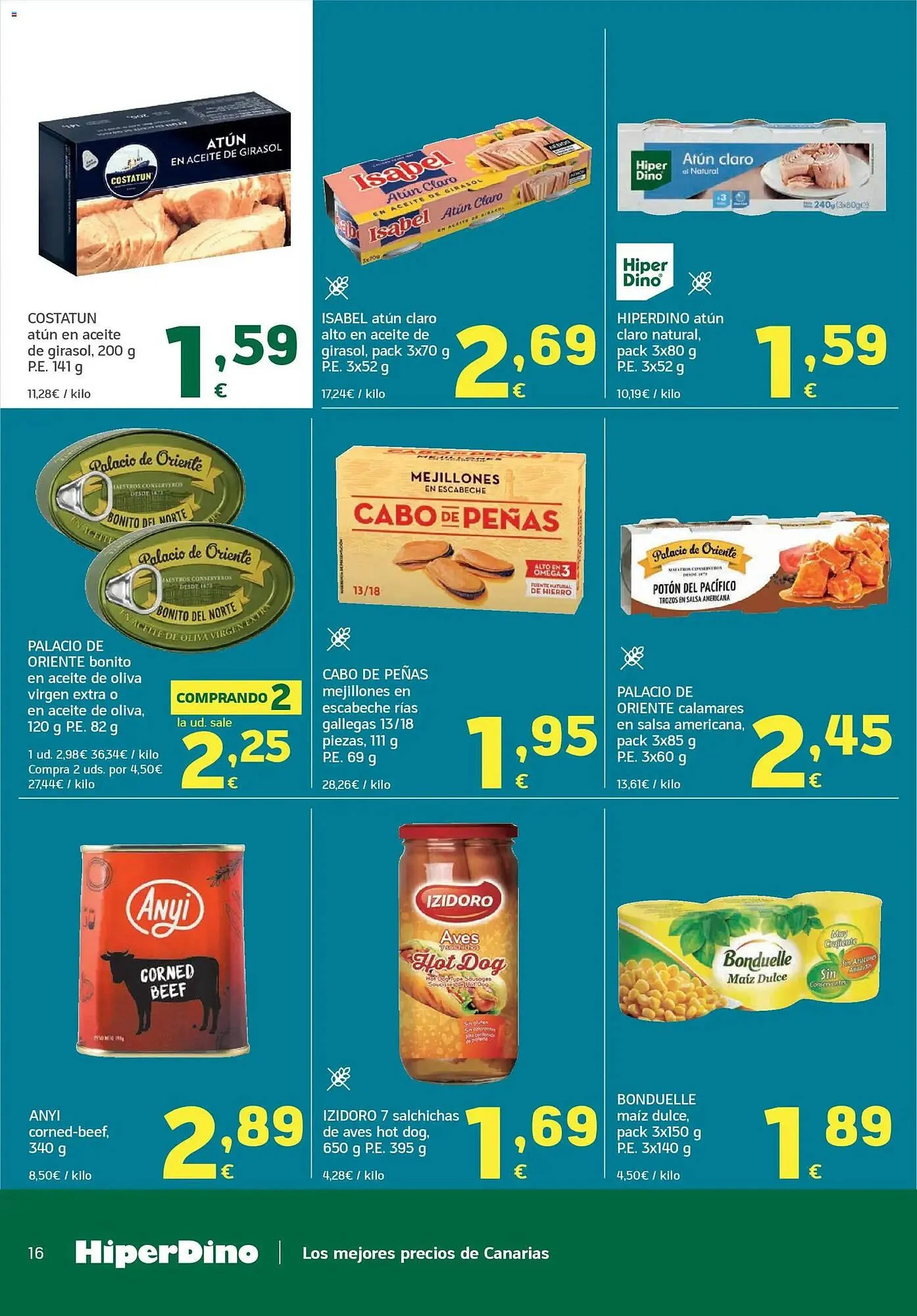 Catálogo de Folleto HiperDino 9 de abril al 22 de abril 2026 - Página 16