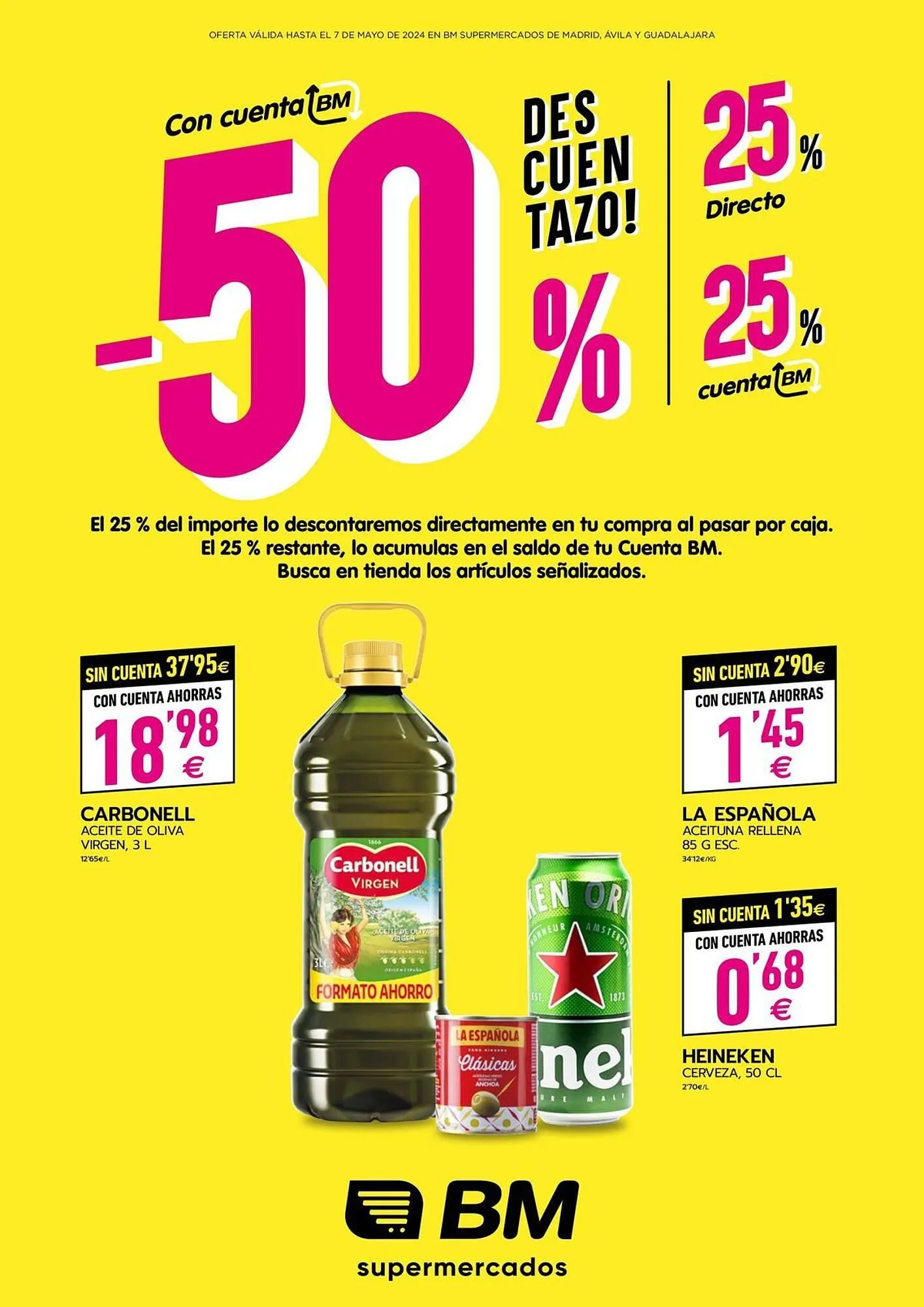 Catálogo de Folleto BM Supermercados 24 de abril al 7 de mayo 2024 - Página 1