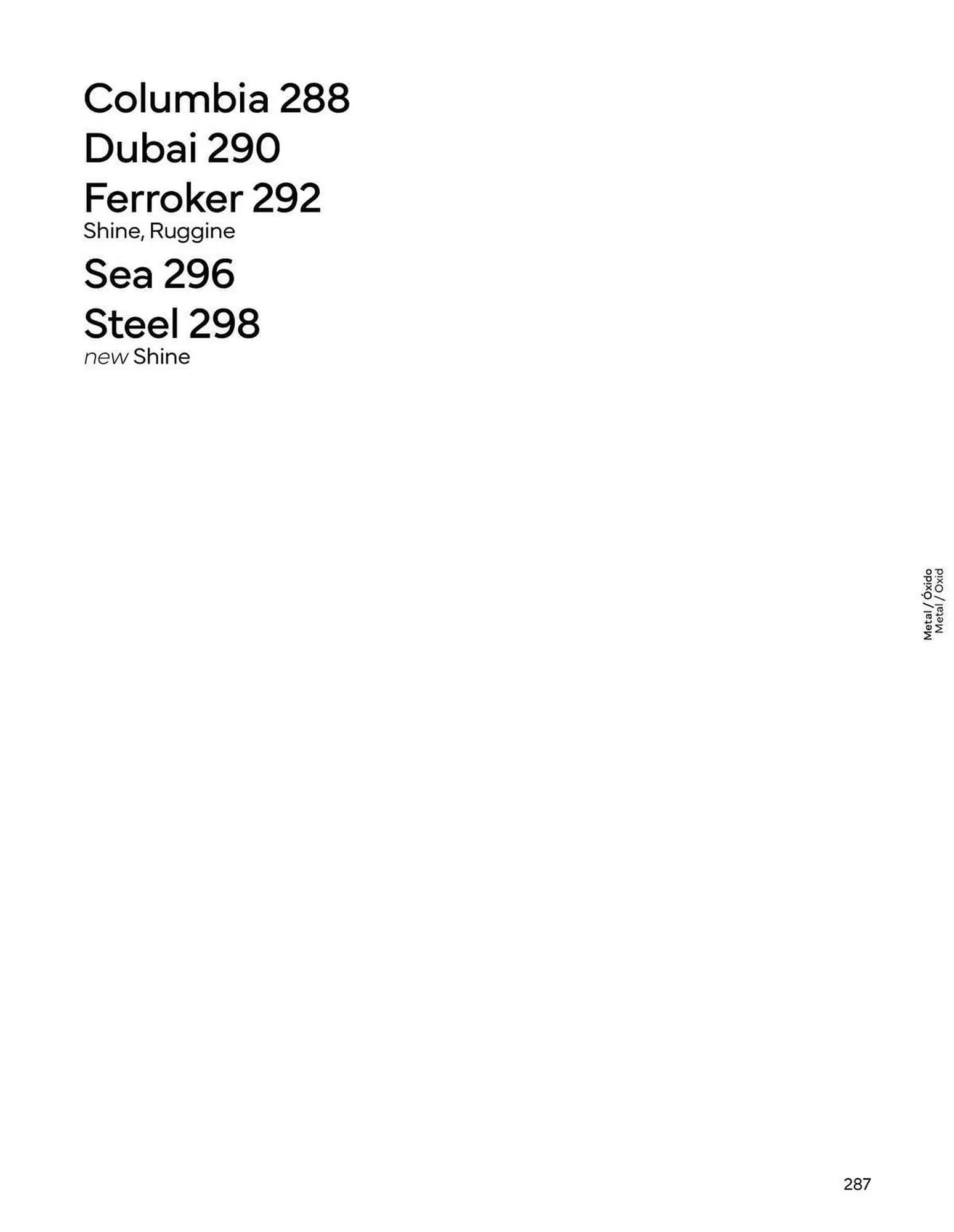 Catálogo de Folleto Porcelanosa 4 de enero al 1 de enero 2024 - Página 289