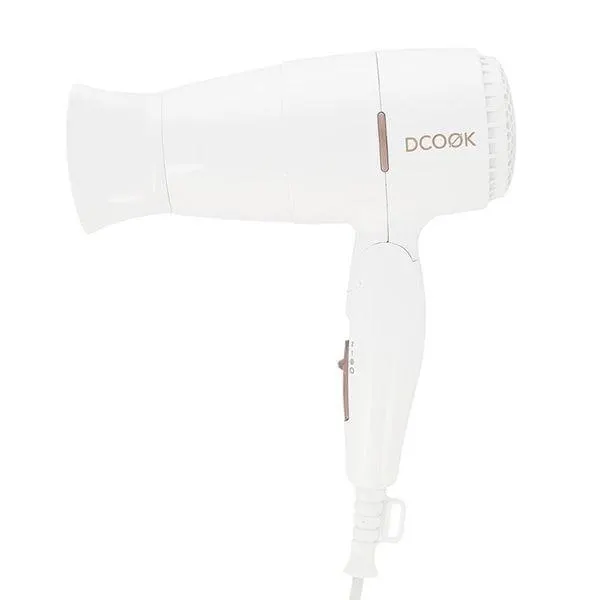 Secador de viaje Gallery Dcook 1400W plegable blanco/rosa