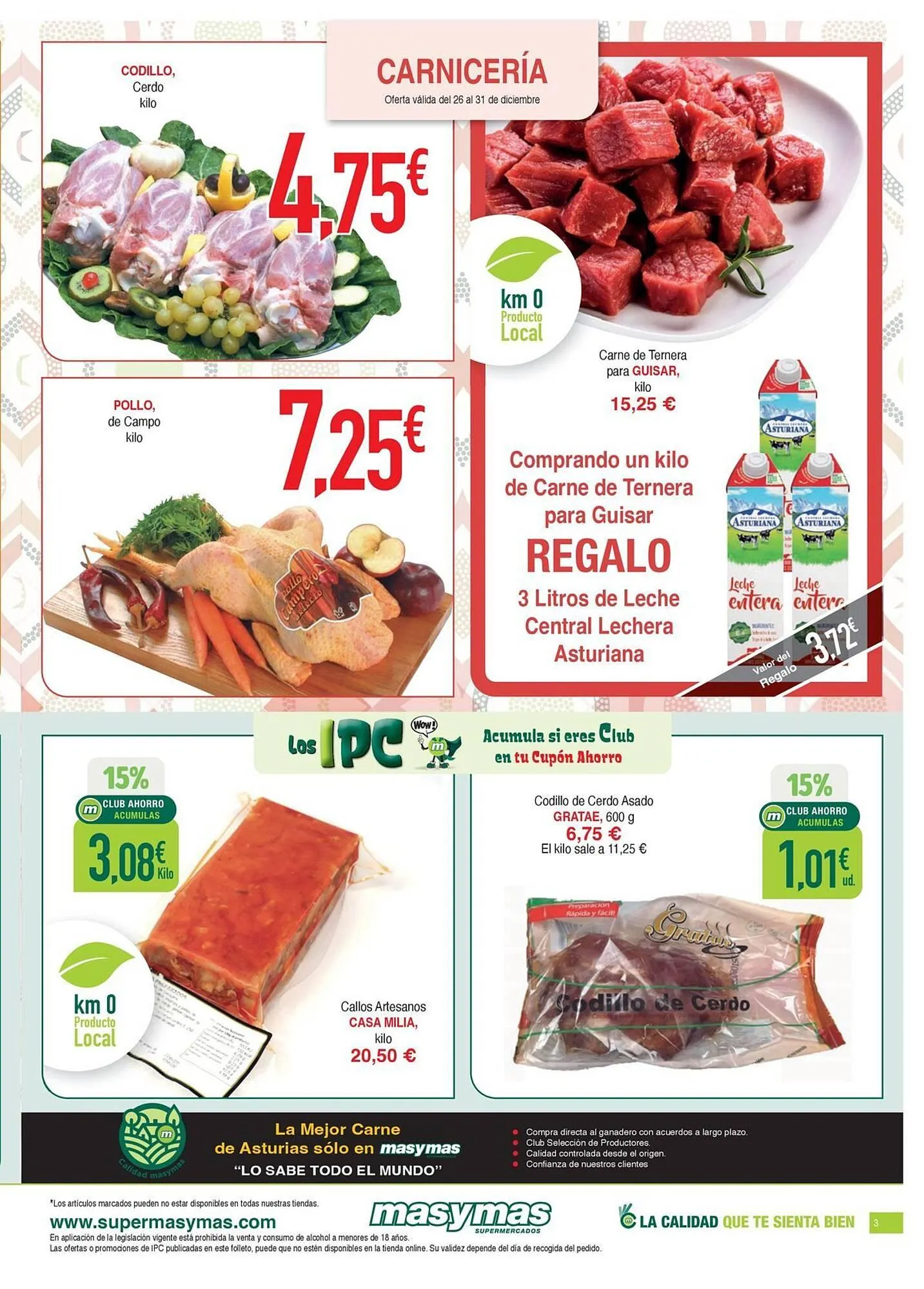 Catálogo de Folleto Masymas 26 de diciembre al 31 de diciembre 2025 - Página 3