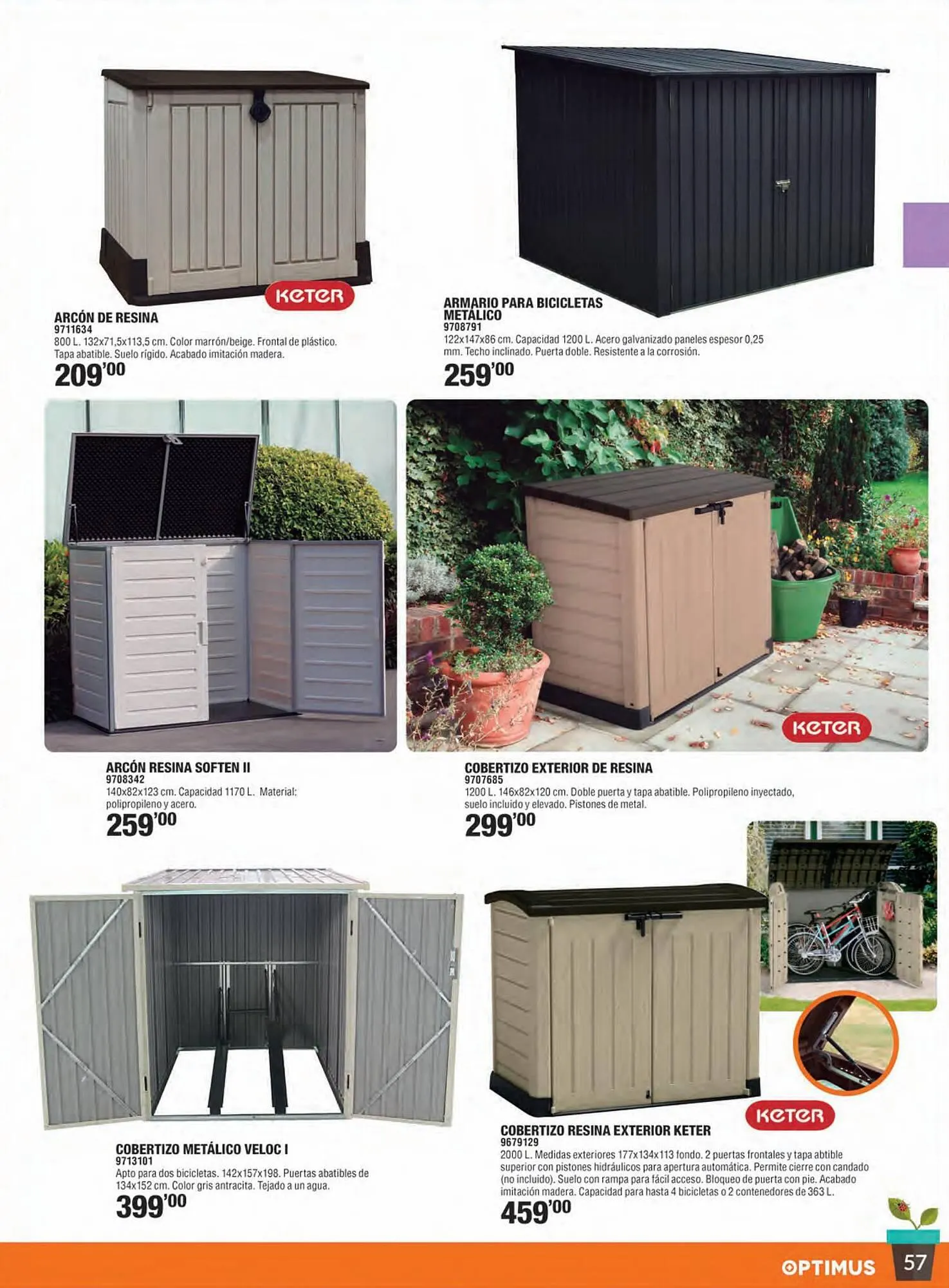 Catálogo de Folleto Optimus 27 de marzo al 31 de agosto 2023 - Página 57