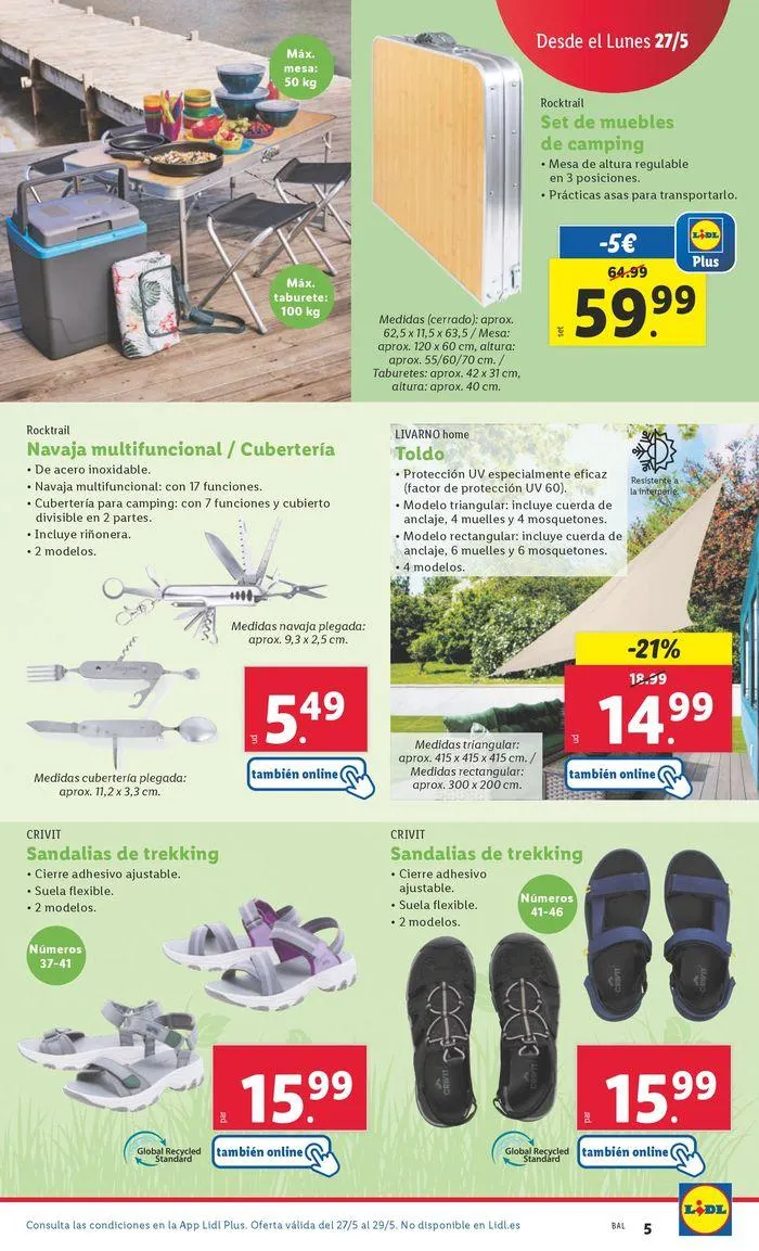 Catálogo de ¡Bazar Lidl! 27 de mayo al 2 de junio 2024 - Página 7