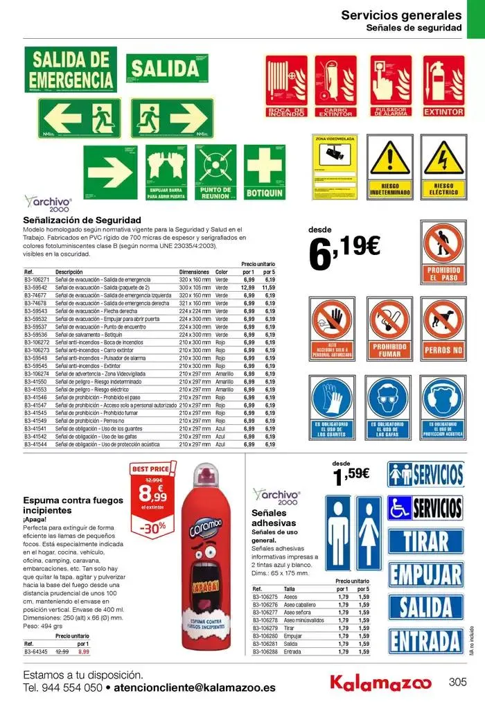Catálogo de Staples Kalamazoo Catálogo General 9 de enero al 30 de septiembre 2025 - Página 305