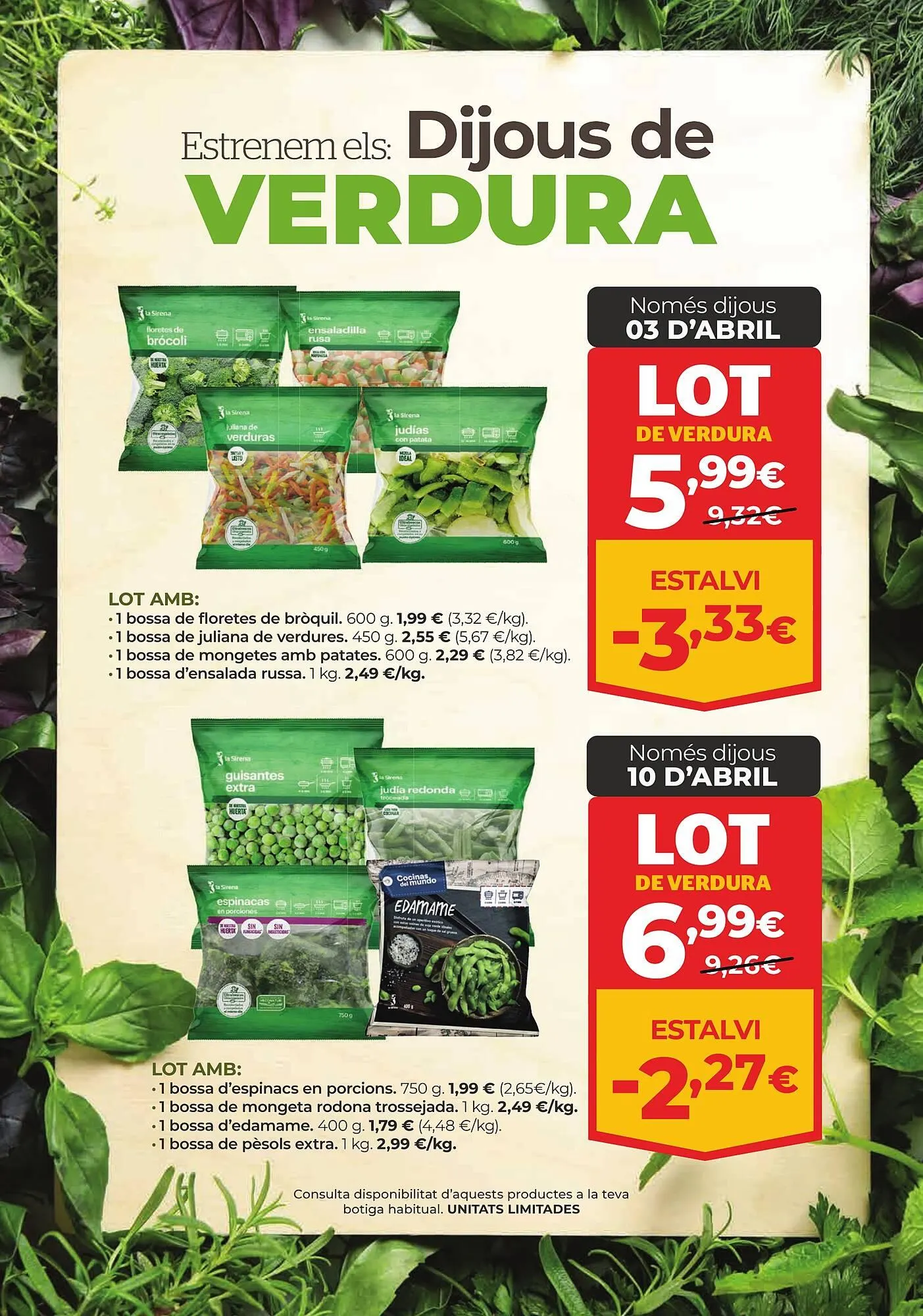 Catálogo de Folleto La Sirena 27 de marzo al 9 de abril 2025 - Página 3