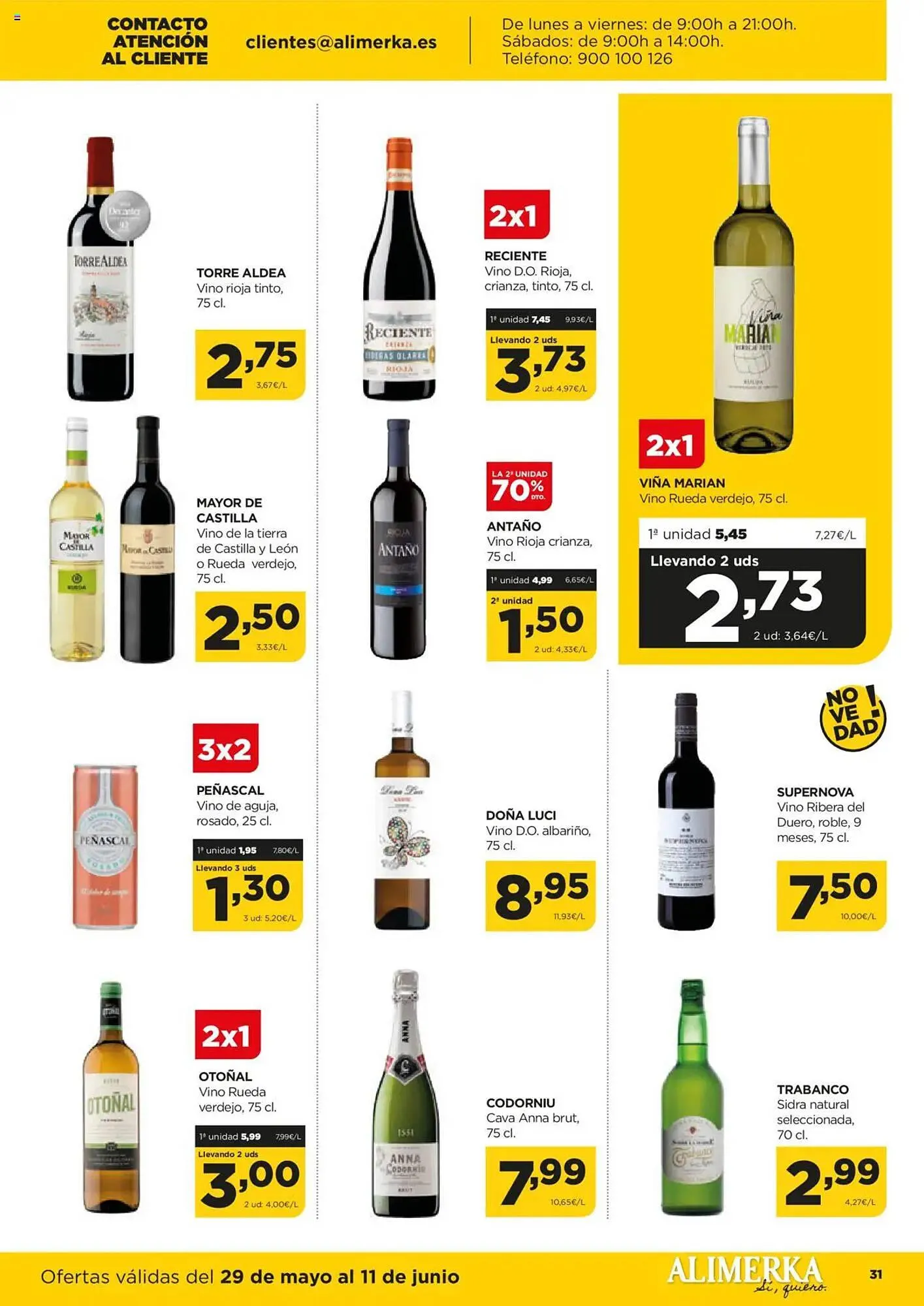 Catálogo de Folleto Alimerka 29 de mayo al 11 de junio 2025 - Página 32