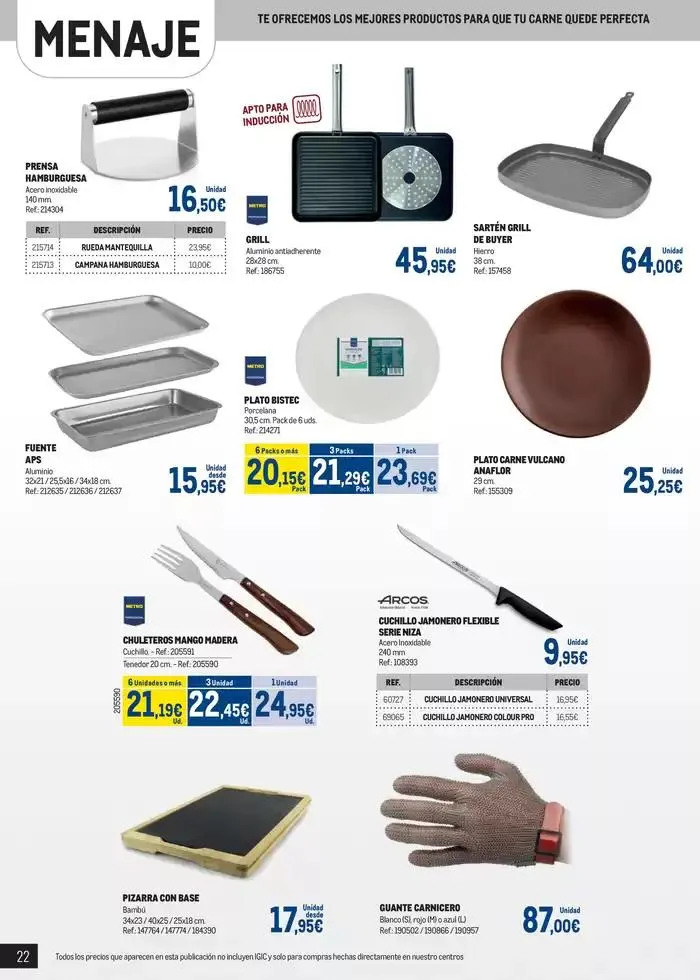 Catálogo de Especial Carnes Canarias 7 de abril al 4 de mayo 2025 - Página 22
