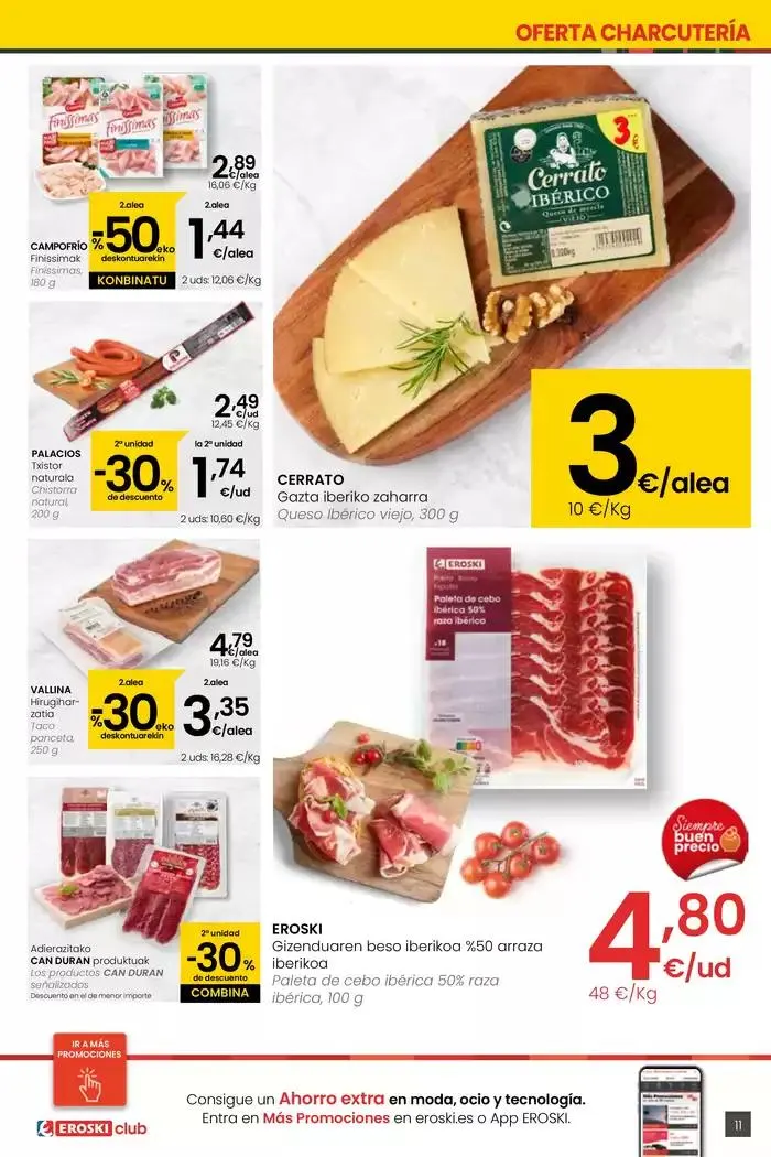Catálogo de AUKERA OFERTA EROSKI CENTER 2 de mayo al 13 de mayo 2025 - Página 11