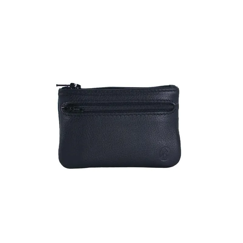 Monedero hombre en piel vacuno color negro - Box