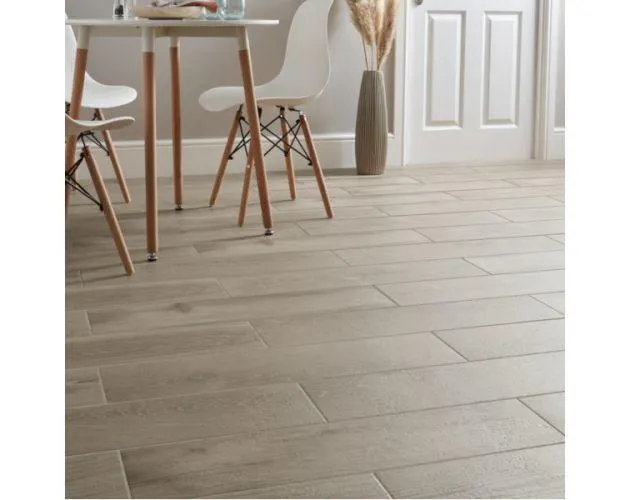 Pavimento porcelánico pine greige C1 20 x 80 cm