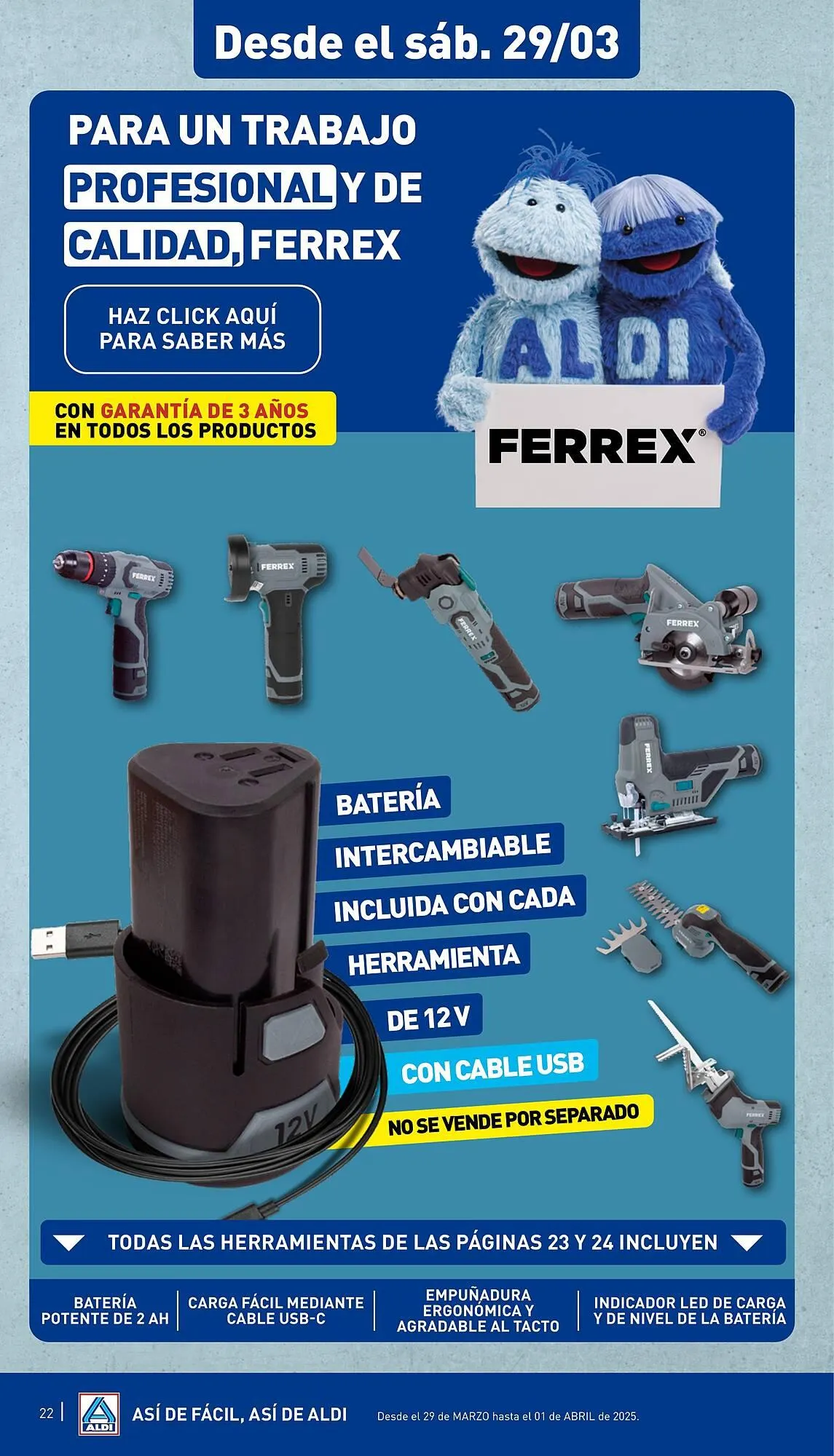 Catálogo de Folleto ALDI 26 de marzo al 1 de abril 2025 - Página 22