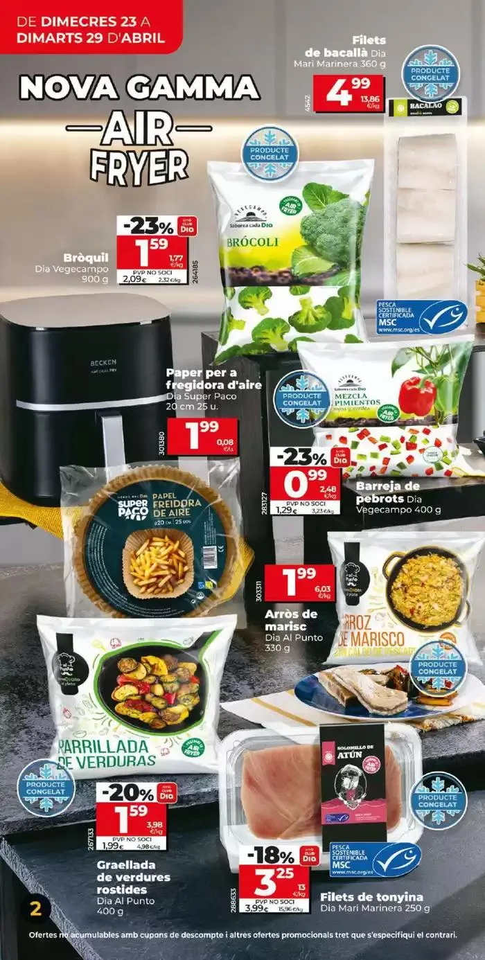 Catálogo de El teu nou Dia del 23/04 al 29/04 23 de abril al 29 de abril 2025 - Página 2