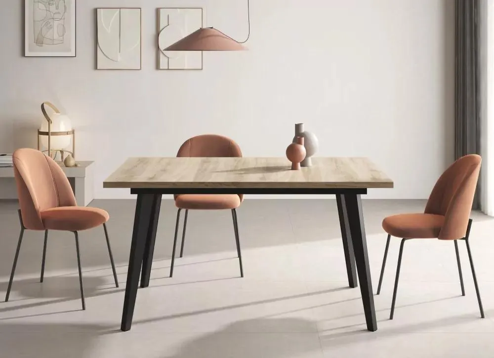 Mesa de comedor pata inclinada CANTABRICO