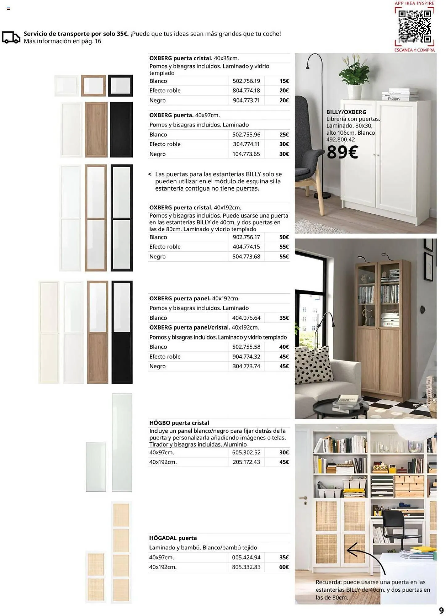 Catálogo de Folleto IKEA Billy 4 de septiembre al 31 de enero 2025 - Página 9
