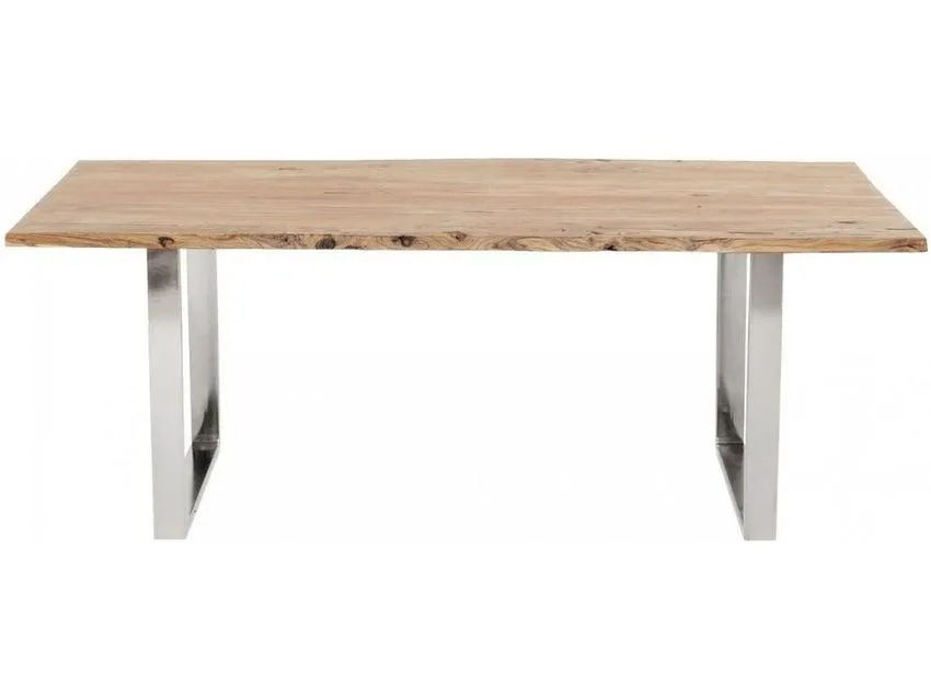 Mesa Harmony cromo 180x90