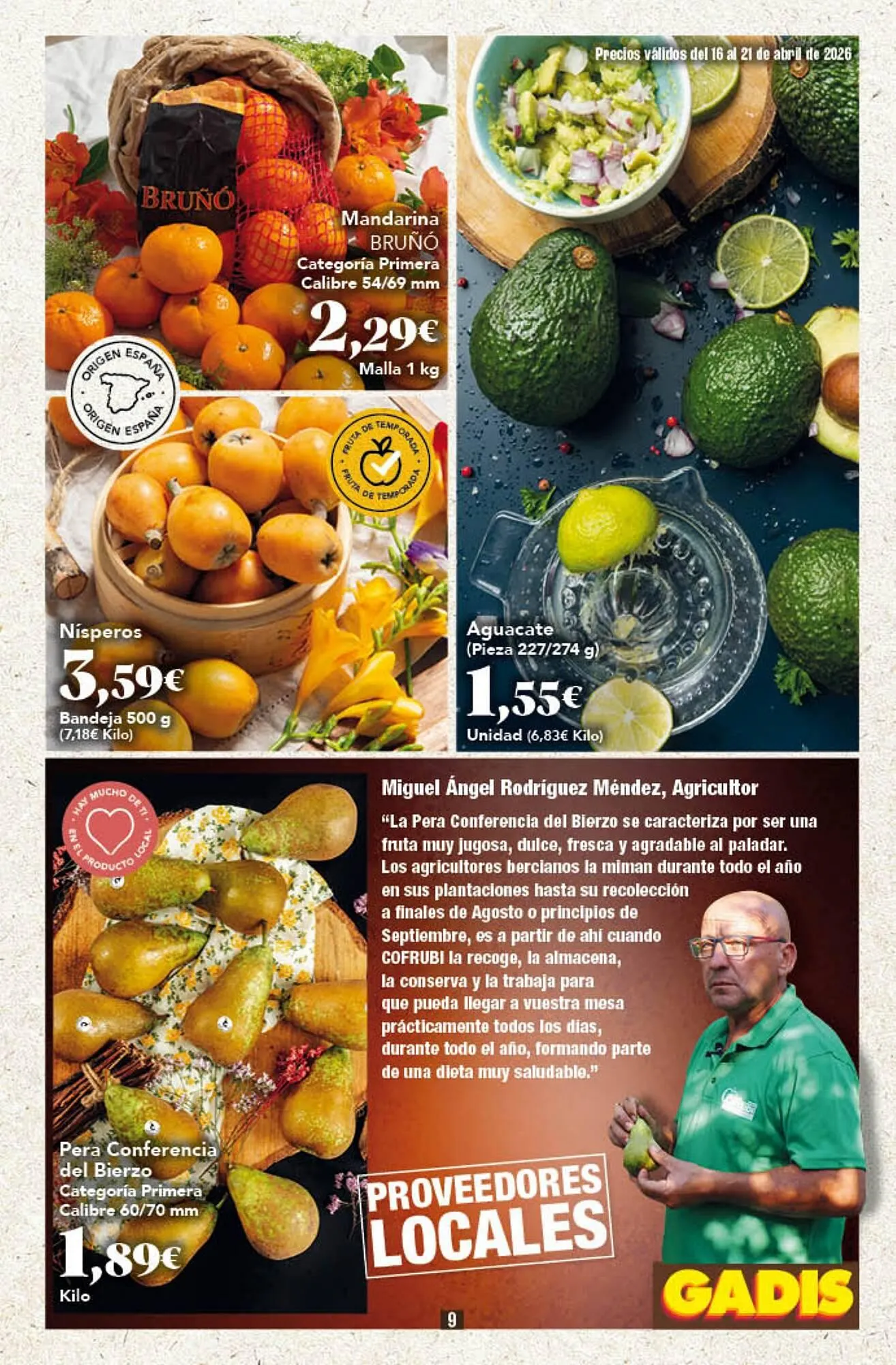 Catálogo de Folleto Gadis 16 de abril al 21 de abril 2026 - Página 9