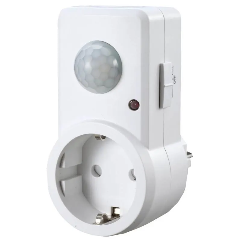 ENCHUFE GARZA DETECTOR MOVIMIENTO INFRARROJO 120º 430044