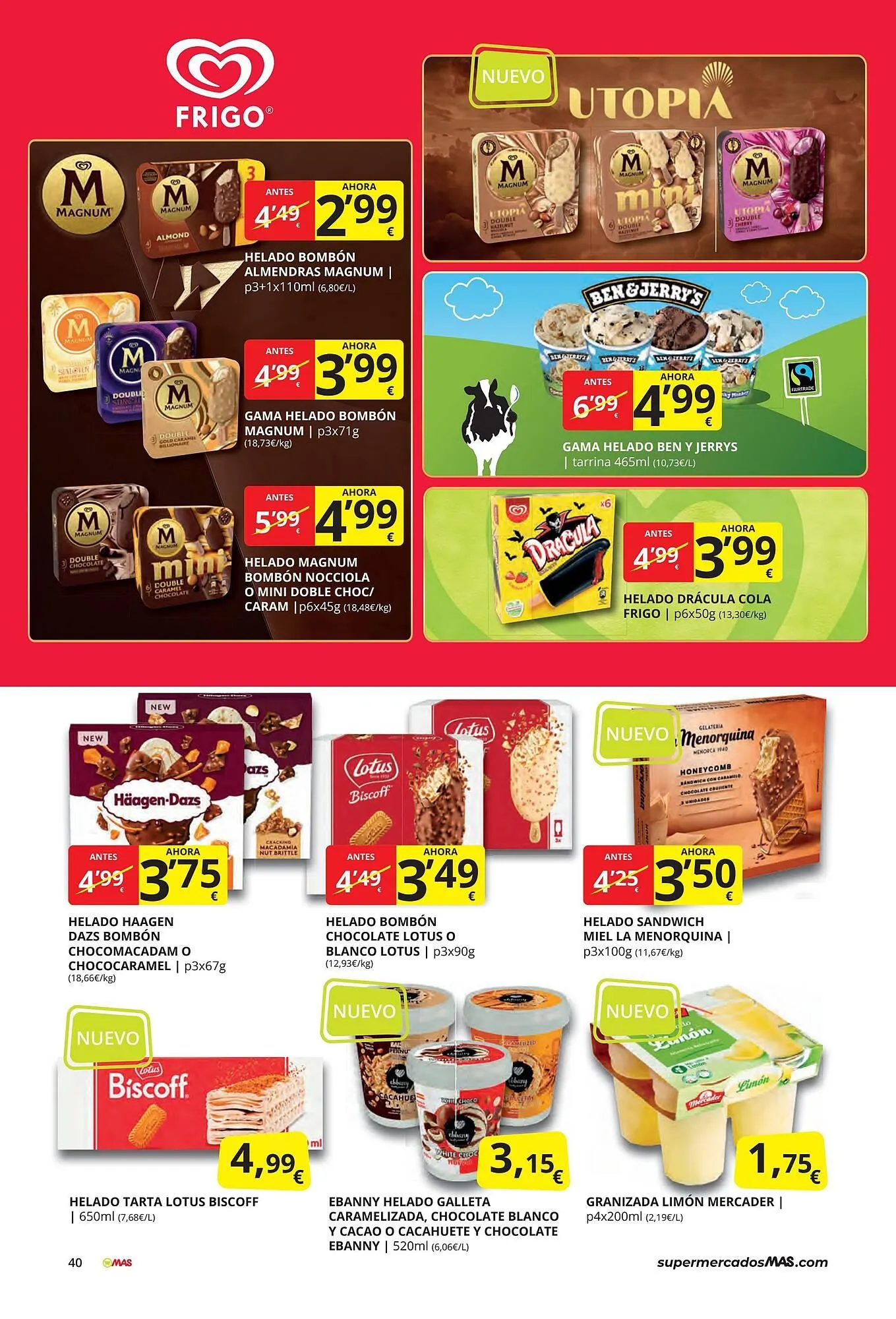 Catálogo de Folleto Supermercados MAS 30 de mayo al 26 de junio 2025 - Página 40