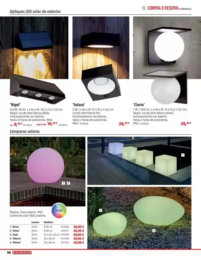 Catálogo de Bauhaus Verano 1 de junio al 31 de agosto 2025 - Página 98