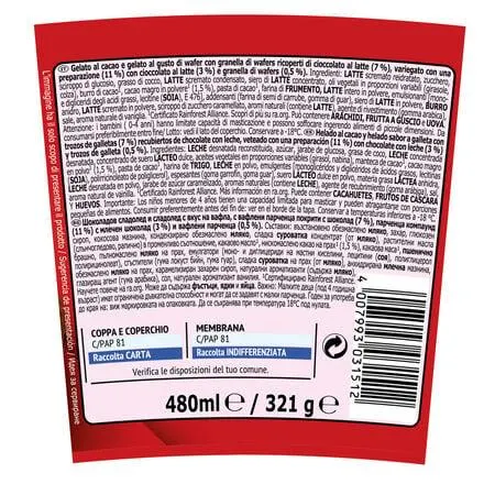 Helado Kit Kat Nestlé 480 ml