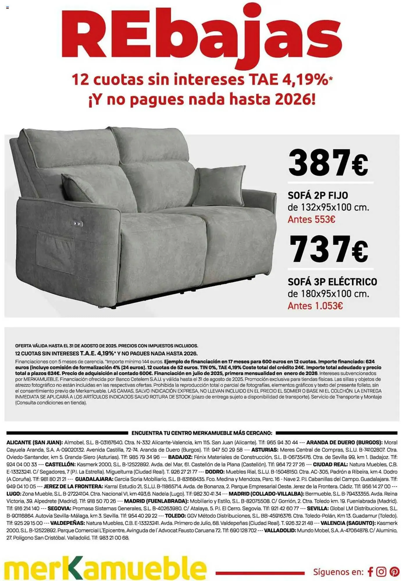 Catálogo de Folleto Merkamueble 7 de julio al 31 de agosto 2025 - Página 50