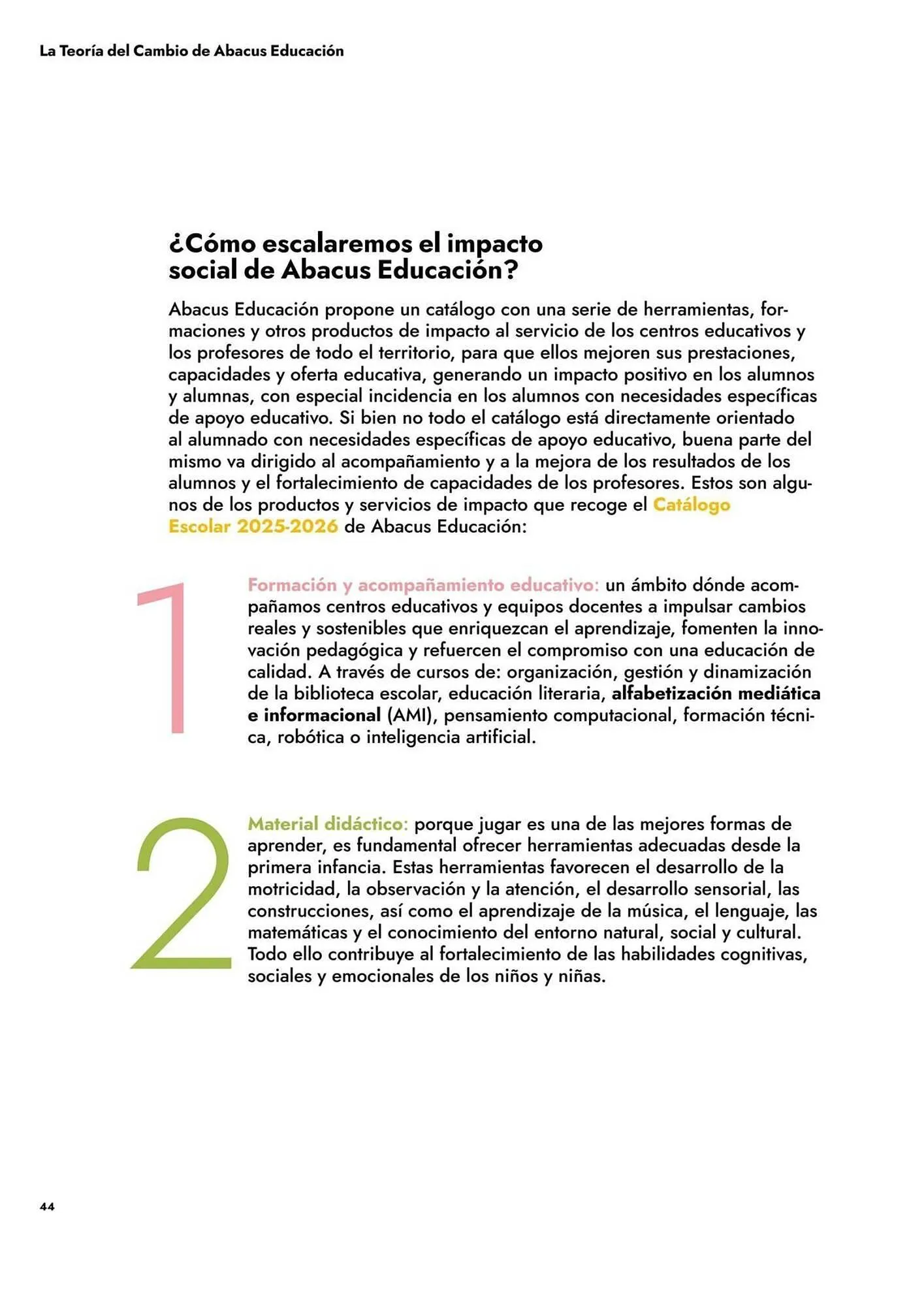 Catálogo de Folleto Abacus 10 de julio al 31 de diciembre 2025 - Página 44