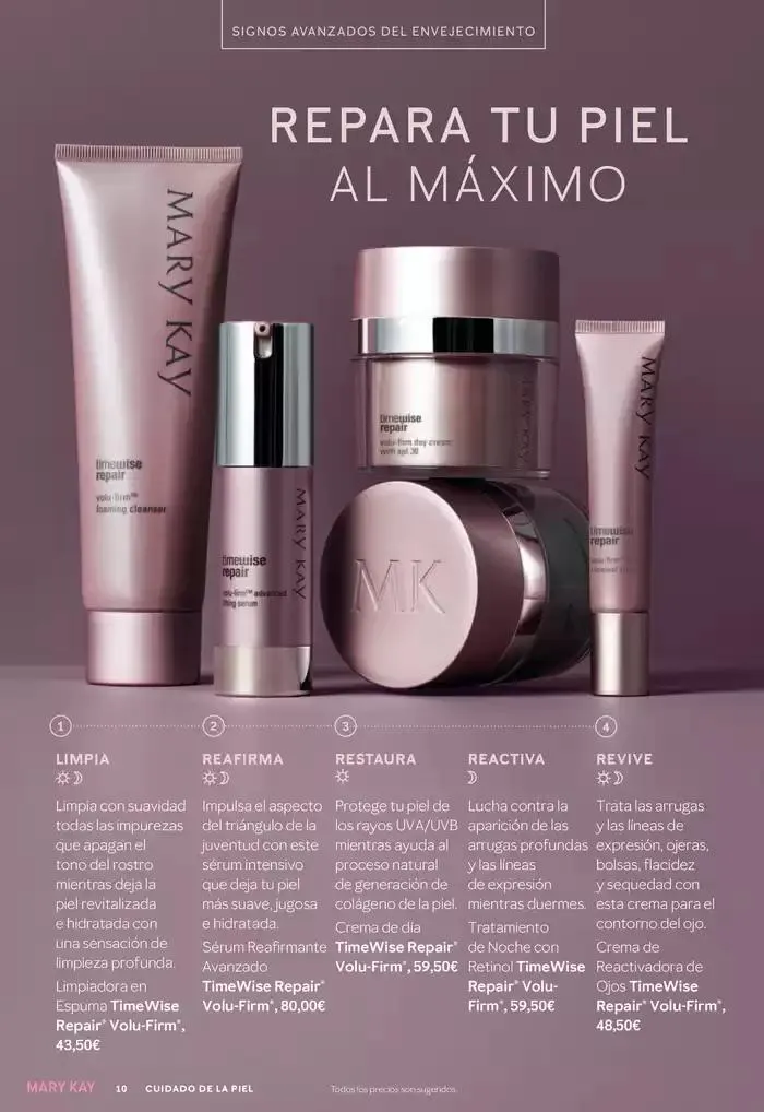 Catálogo de Folleto "Belleza Mary Kay" - Invierno 2025 16 de enero al 15 de marzo 2025 - Página 10