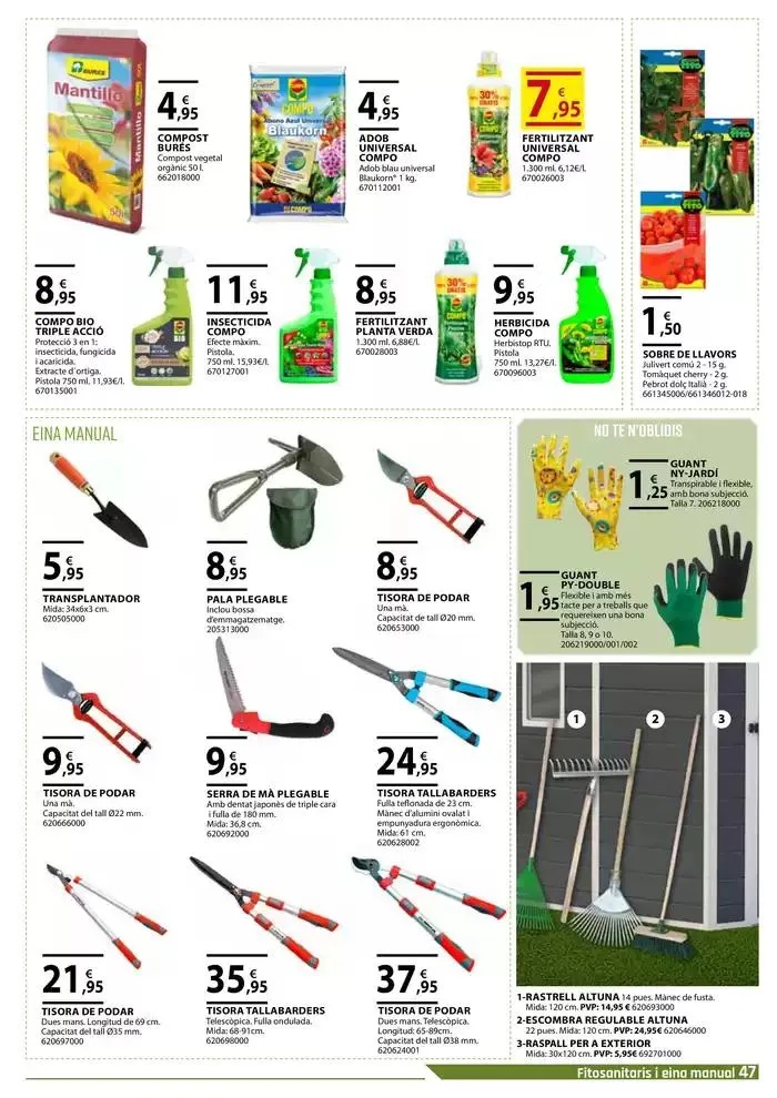 Catálogo de Jardins i terrasses 10 de abril al 29 de junio 2025 - Página 47