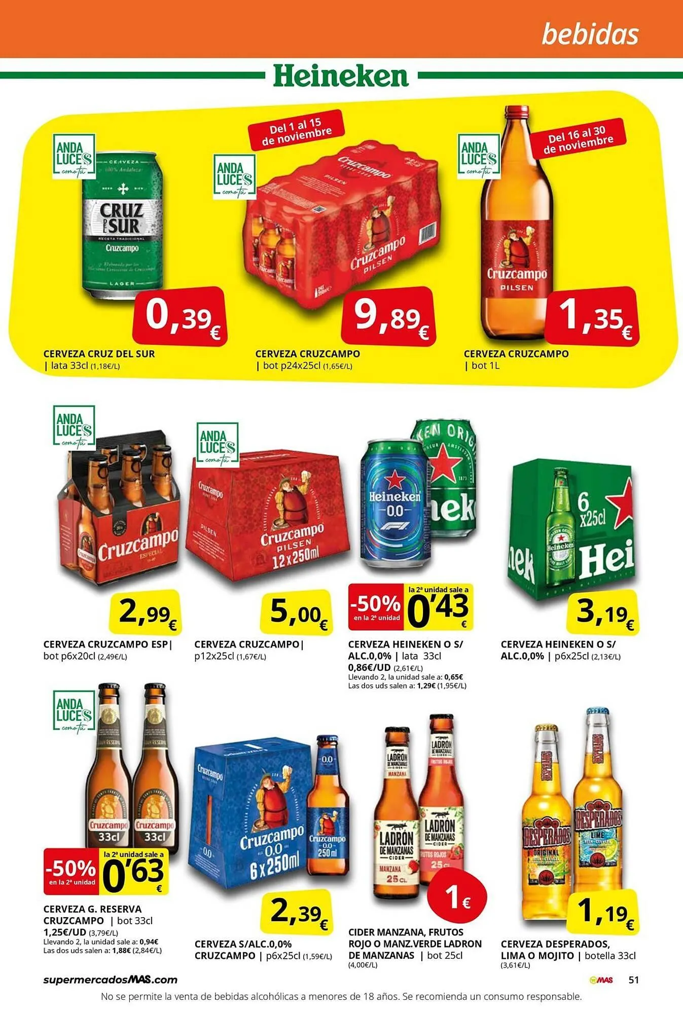 Catálogo de Folleto Supermercados MAS 31 de octubre al 30 de noviembre 2025 - Página 51